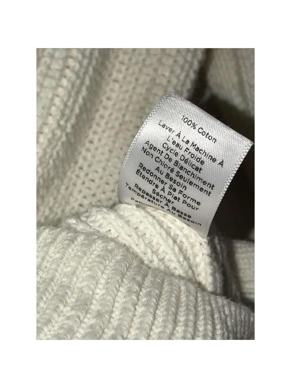 Talbots Women's Pullover Sweater Plaid Cowl Neck White Size XS Petite - Picture 4 of 9